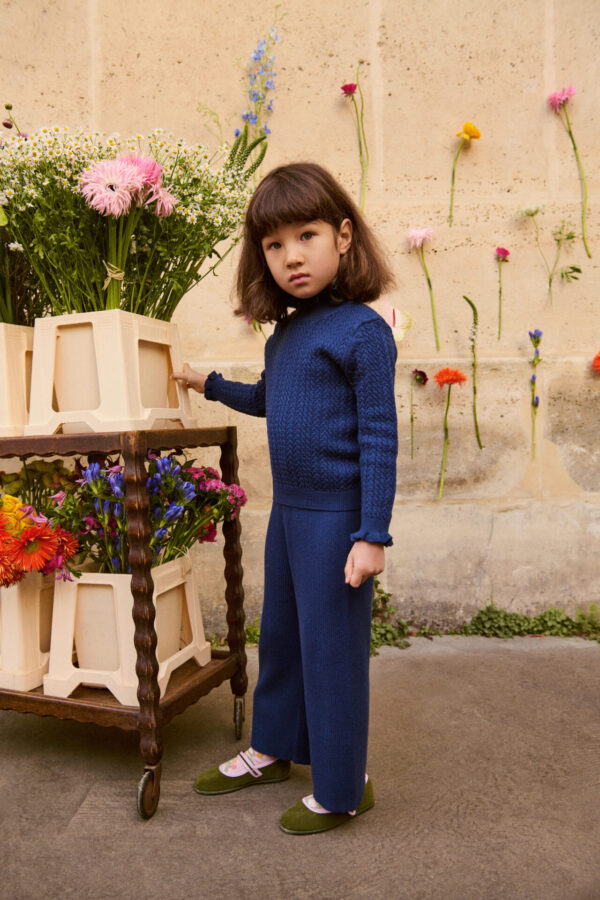 Pants Salia Marine - Louise Misha, rib-Knit - Image 2