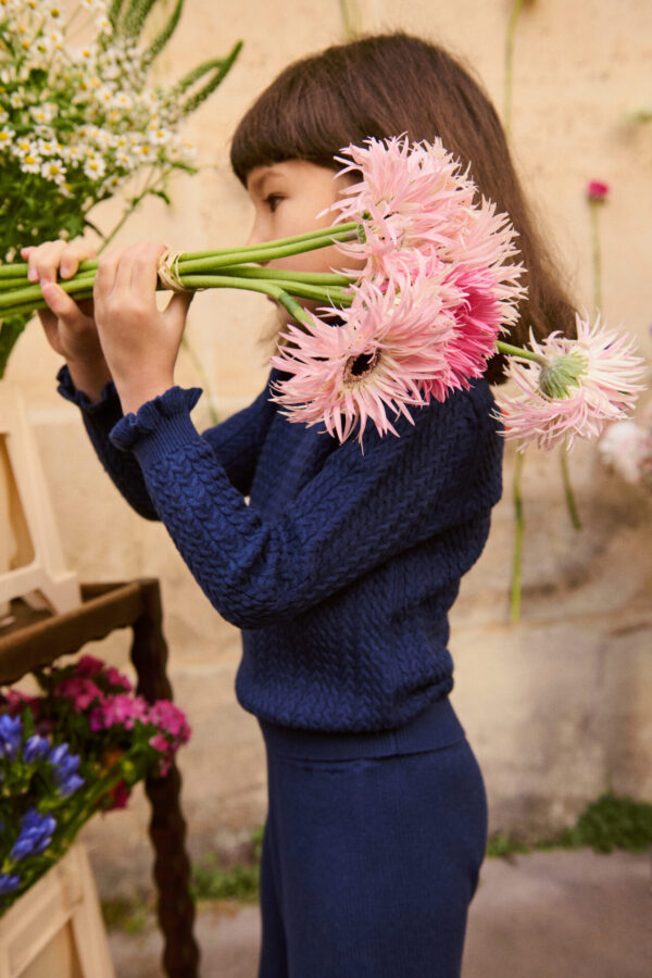 Pants Salia Marine - Louise Misha, rib-Knit - Image 3