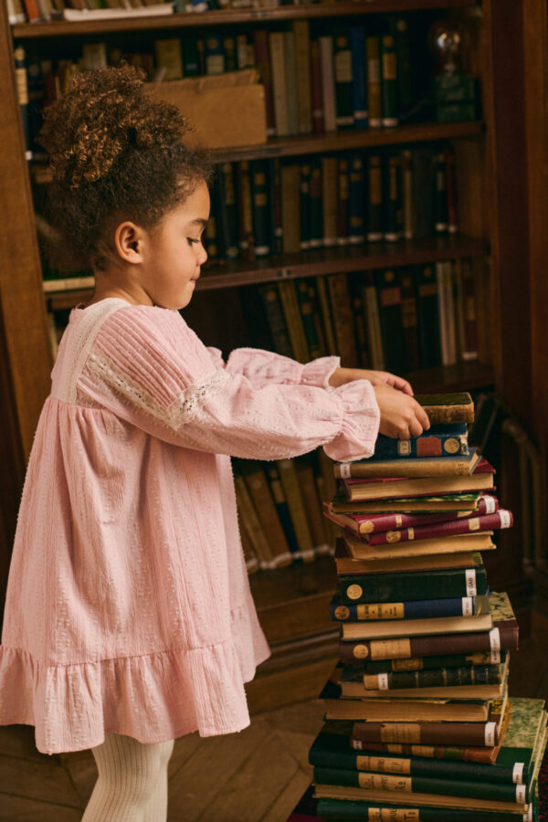 Dress Laureline, Pink – Louise Misha - Image 6