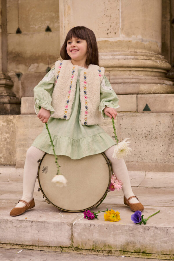 Dress Laureline, Almond – Louise Misha - Image 6