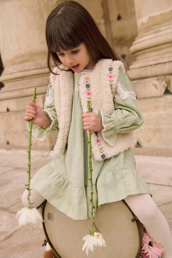 Dress Laureline, Almond – Louise Misha - Image 7
