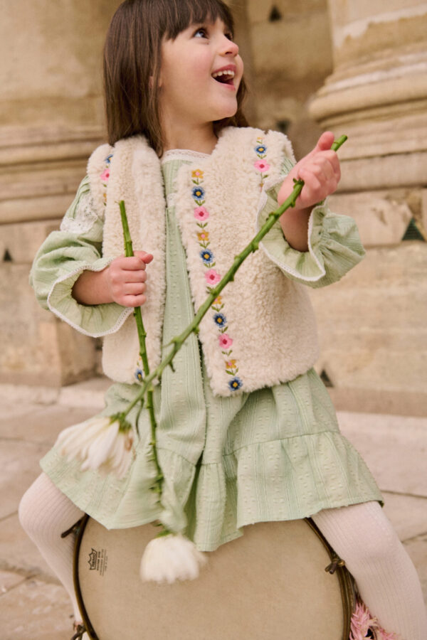 Dress Laureline, Almond – Louise Misha - Image 8