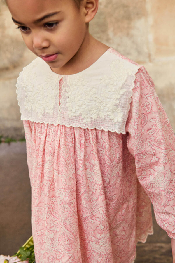 Dress Arinola, Pink Mountain Avens - Louise Misha - Image 3