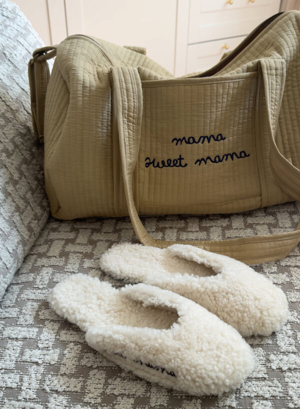 Mama Sweet Mama Weekend/ Hospital Bag Beige - Image 2