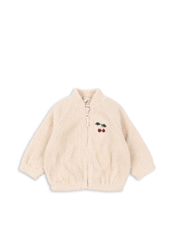 Jazz Teddy Bomber Jacket Cherry - Konges Slojd - Image 4