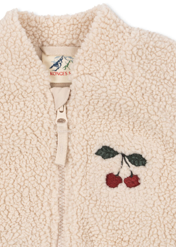 Jazz Teddy Bomber Jacket Cherry - Konges Slojd - Image 6