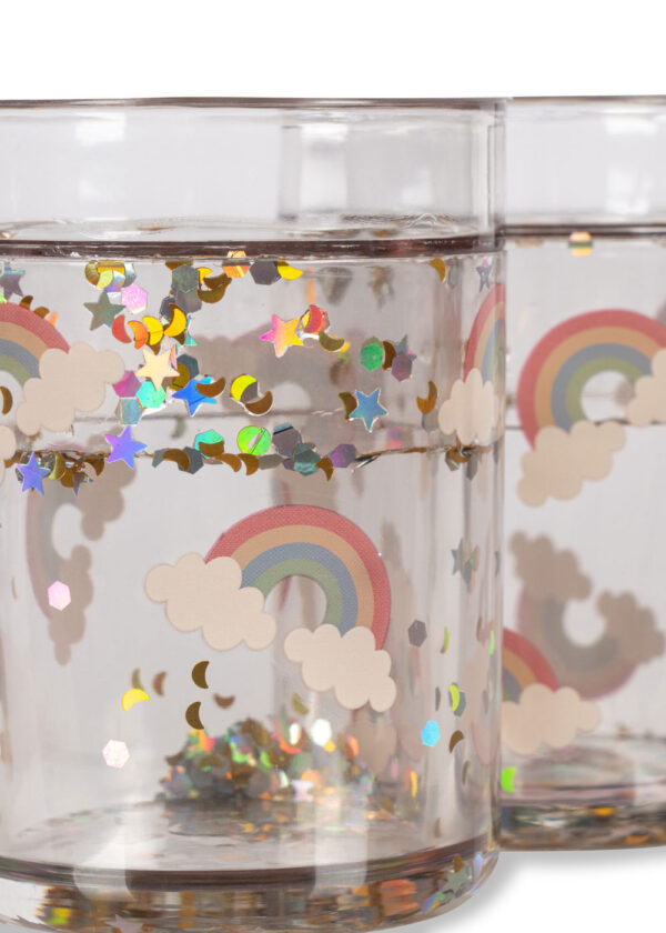 Glitter Cups Rainbow, 2 Pack - Konges Slojd - Image 2