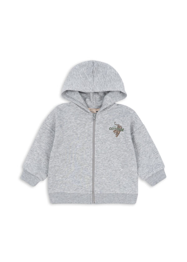 Sweat Zip Hood Lou Leopard