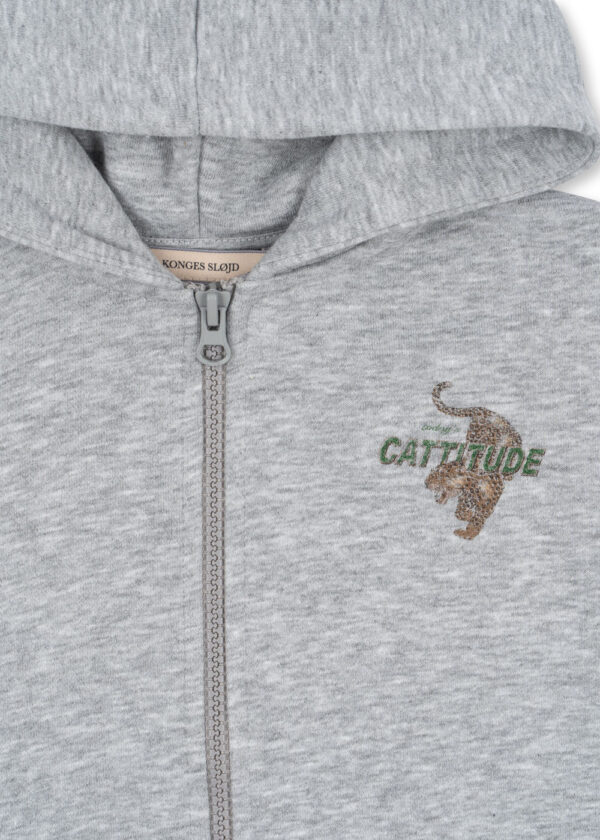 Sweat Zip Hood Lou Leopard – Konges Slojd - Image 5