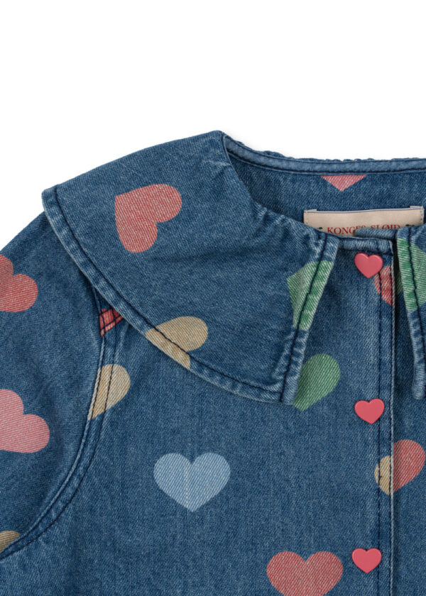 Magot Denim Shirt, Bon Coeur Coloré - Konges Sløjd - Image 3