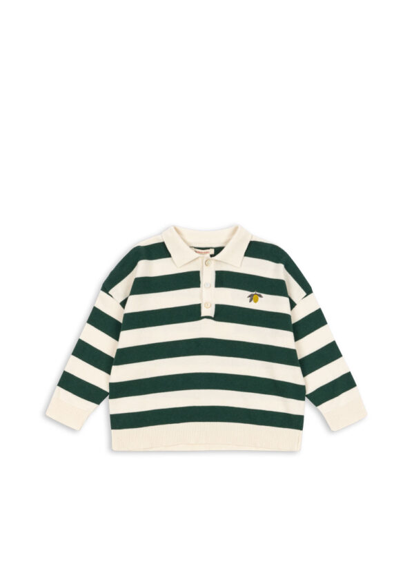 Manis Knit Polo Pine Grove