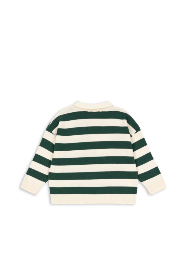Manis Knit Polo Pine Grove – Konges Slojd - Image 4
