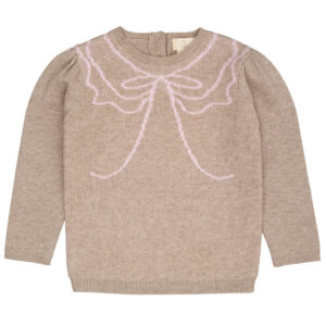 Cashmere Bow Deco Pullover