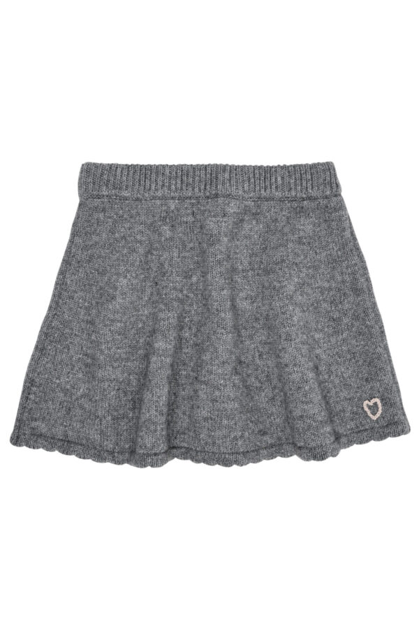 Cashmere Skirt, Grey - Copenhagen Colors - Image 4
