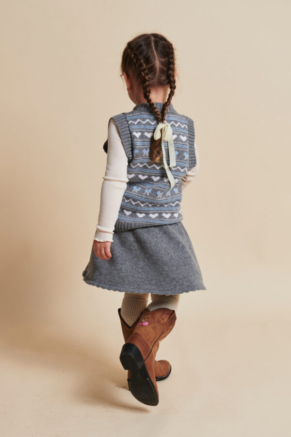 Cashmere Skirt, Grey - Copenhagen Colors - Image 9