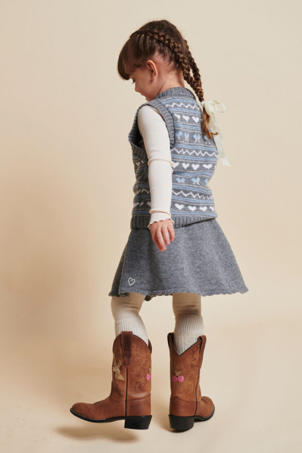 Cashmere Skirt, Grey - Copenhagen Colors - Image 10