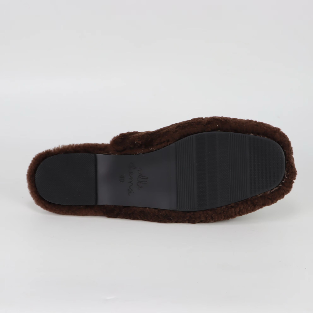 Mama Sweet Mama Wool Slippers Brown - Image 5