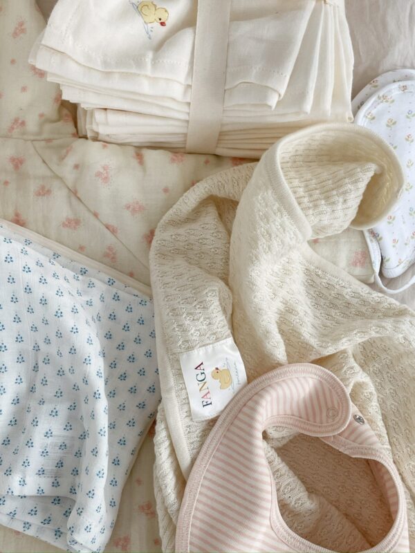 Venti Pointelle Blanket, Antique White - Fanga Fontana, Konges Slojd - Image 3