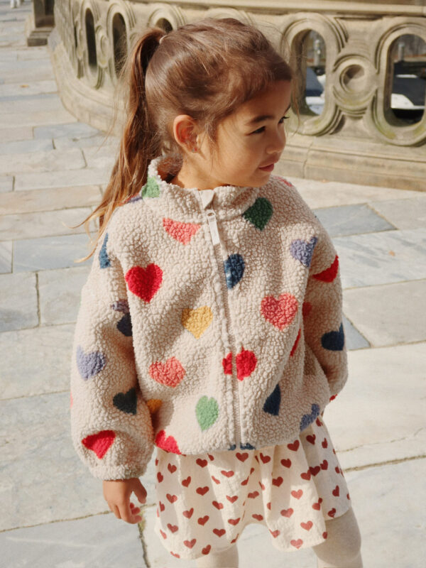 Jody Teddy Jacket, Bon Coeur Coloré - Konges Slojd - Image 2