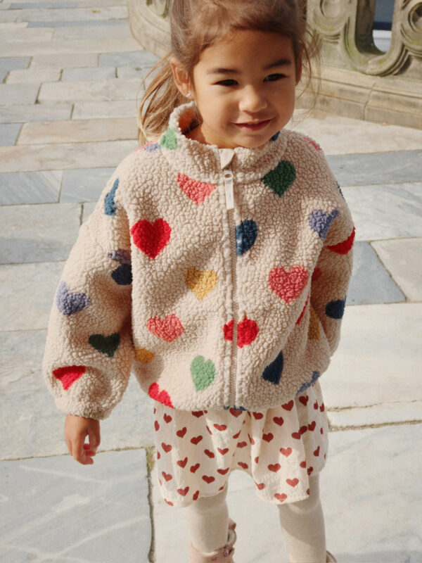 Jody Teddy Jacket, Bon Coeur Coloré - Konges Slojd - Image 3