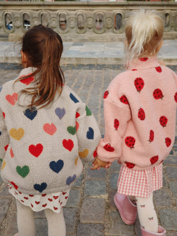 Jody Teddy Jacket, Bon Coeur Coloré - Konges Slojd - Image 4
