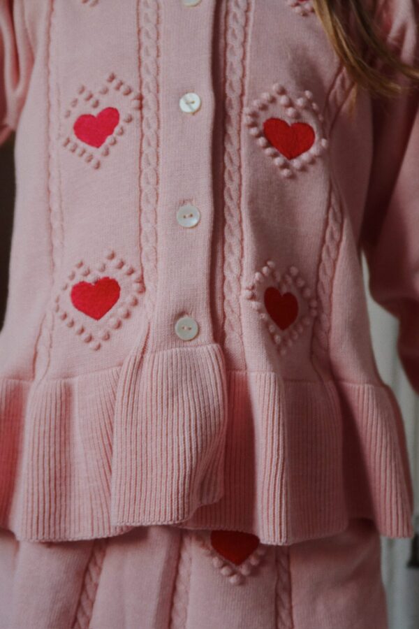 Soleil cardigan, silver pink - Konges Slojd - Image 2