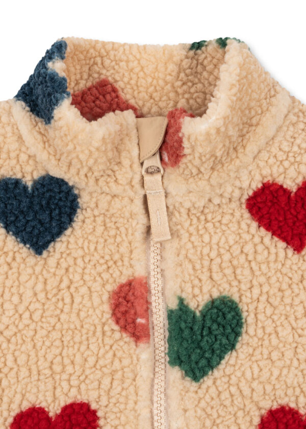 Jody Teddy Jacket, Bon Coeur Coloré - Konges Slojd - Image 8