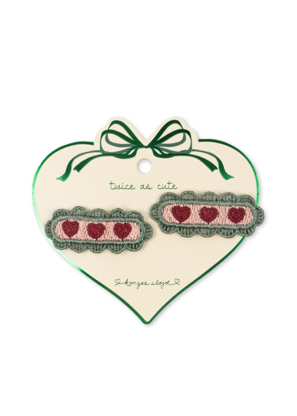 Hair clip heart
