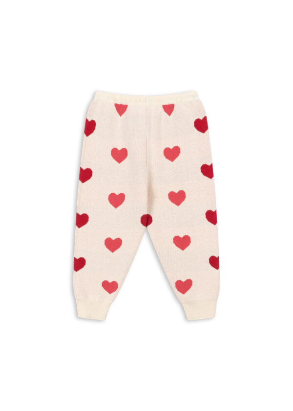 Lapis Knit Pants, Coeur Colore Duo Pink - Konges Slojd - Image 2