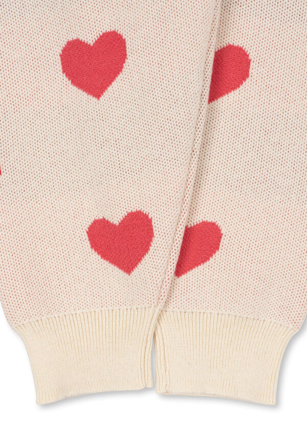 Lapis Knit Pants, Coeur Colore Duo Pink - Konges Slojd - Image 4