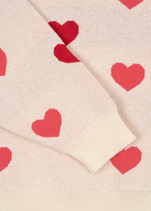 Lapis Knit Pullover, Coeur Colore Duo Pink - Konges Slojd - Image 4