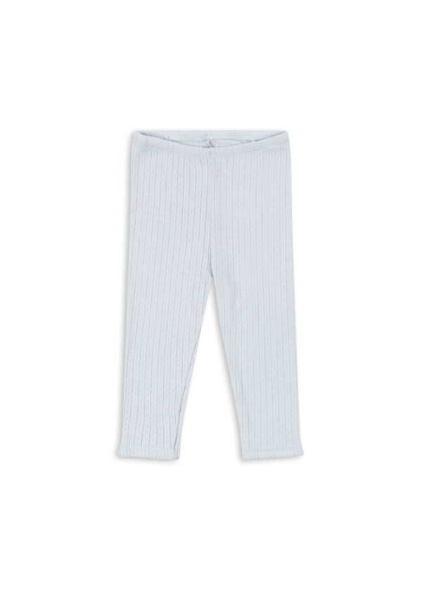 Minnie Pants Gray Down, Organic Pointelle - Konges Slojd