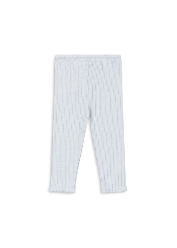 Minnie Pants Gray Down, Organic Pointelle - Konges Slojd - Image 3