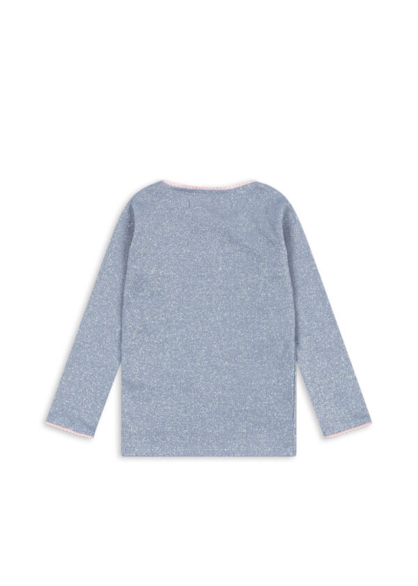Roli Blouse Purple Impression Bow – Konges Slojd - Image 2