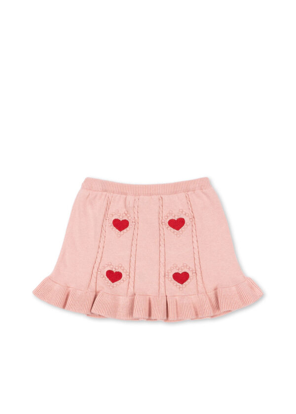 Soleil knit skirt, silver pink - Konges Slojd - Image 2