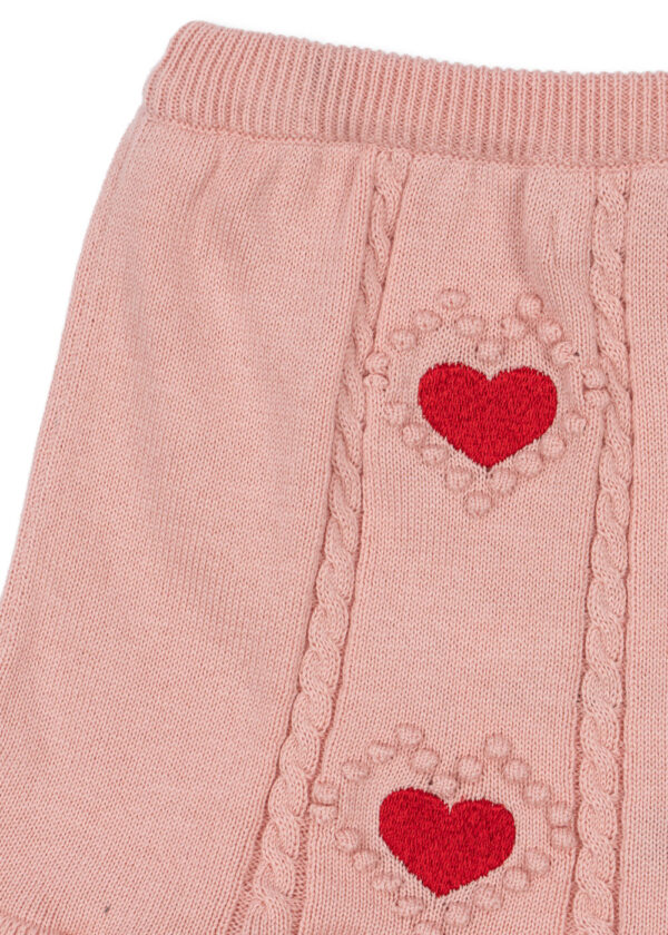 Soleil knit skirt, silver pink - Konges Slojd - Image 3