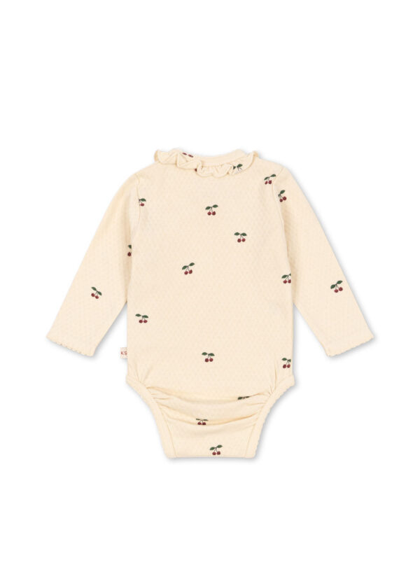 Sui Newborn Frill Body Cherry - Konges Slojd - Image 2
