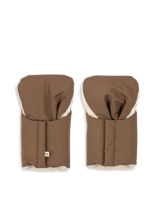 Nohr Stroller Mittens, walnut lemon – Konges Slojd - Image 2