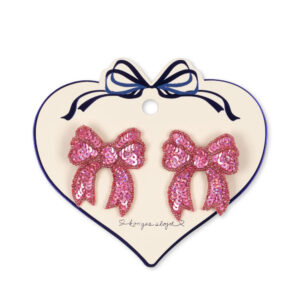 Sequin Bow Hair Clip