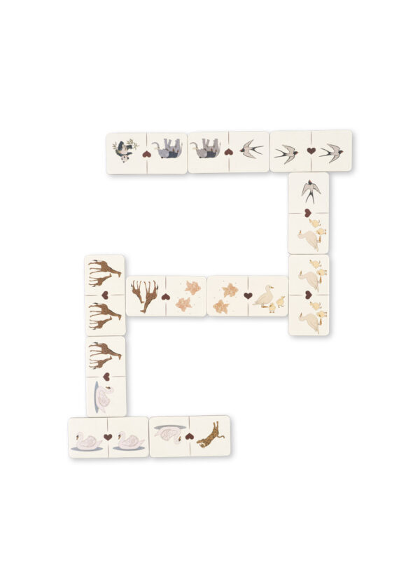 Animal Dominoes Game, FSC Certified - Konges Slojd - Image 2