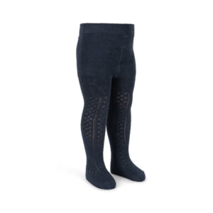 Wool Pointelle Tights, Navy Blue – Konges Slojd