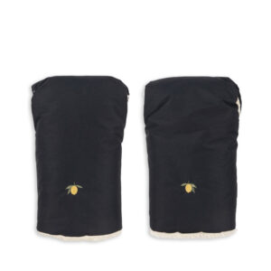 Stroller Mittens, Nohr, Black, Lemon - Konges Slojd