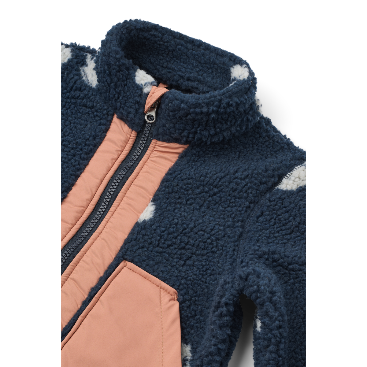 Pile Jacket, Noam, Cherry Blossom, Navy - Liewood - Image 5