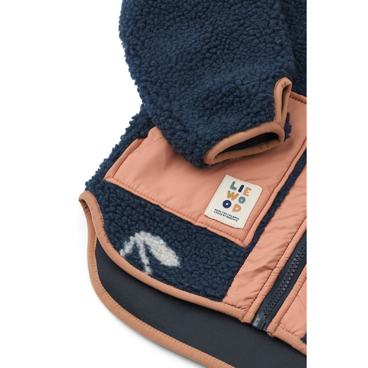 Pile Jacket, Noam, Cherry Blossom, Navy - Liewood - Image 6