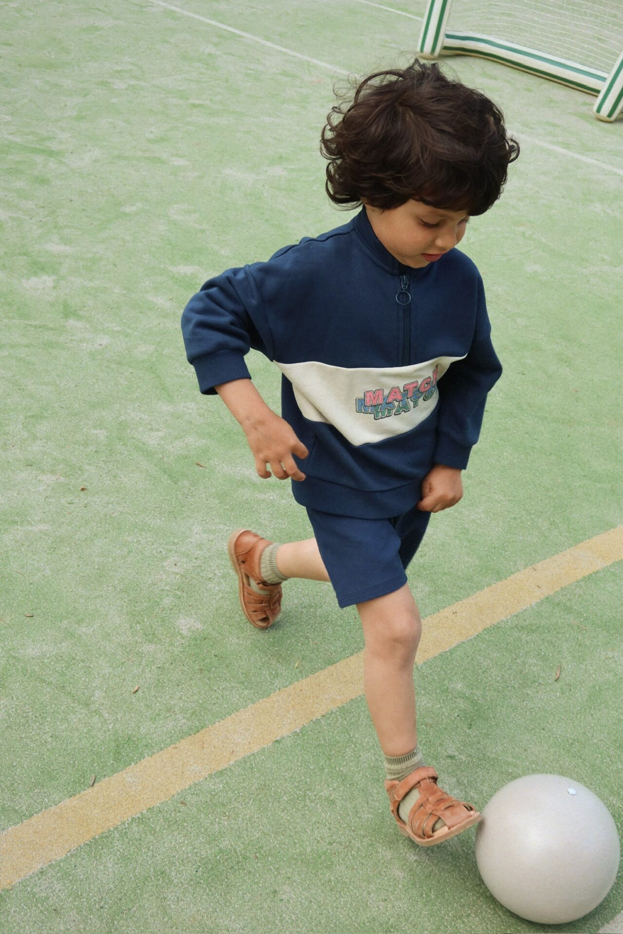 Half Zip Sweatshirt, Match, Spellbound - Konges Slojd - Image 4