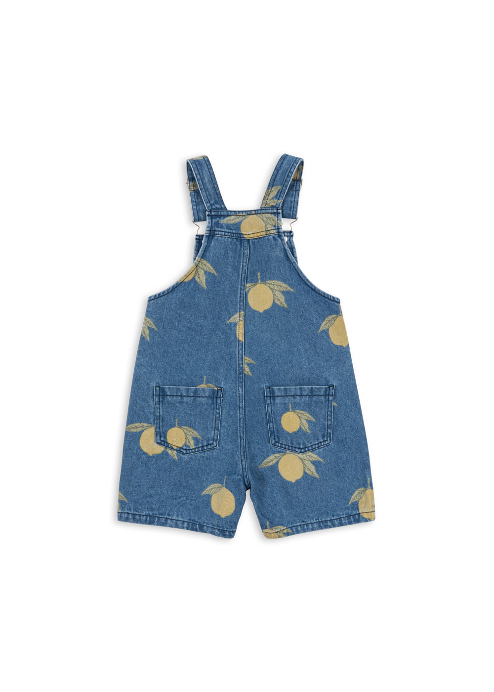 Kids Denim Overalls in Organic Cotton – Magot Lemon - Konges Sløjd - Image 4