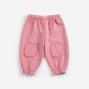kids organic jogging pants Bobo Choses pink fleece