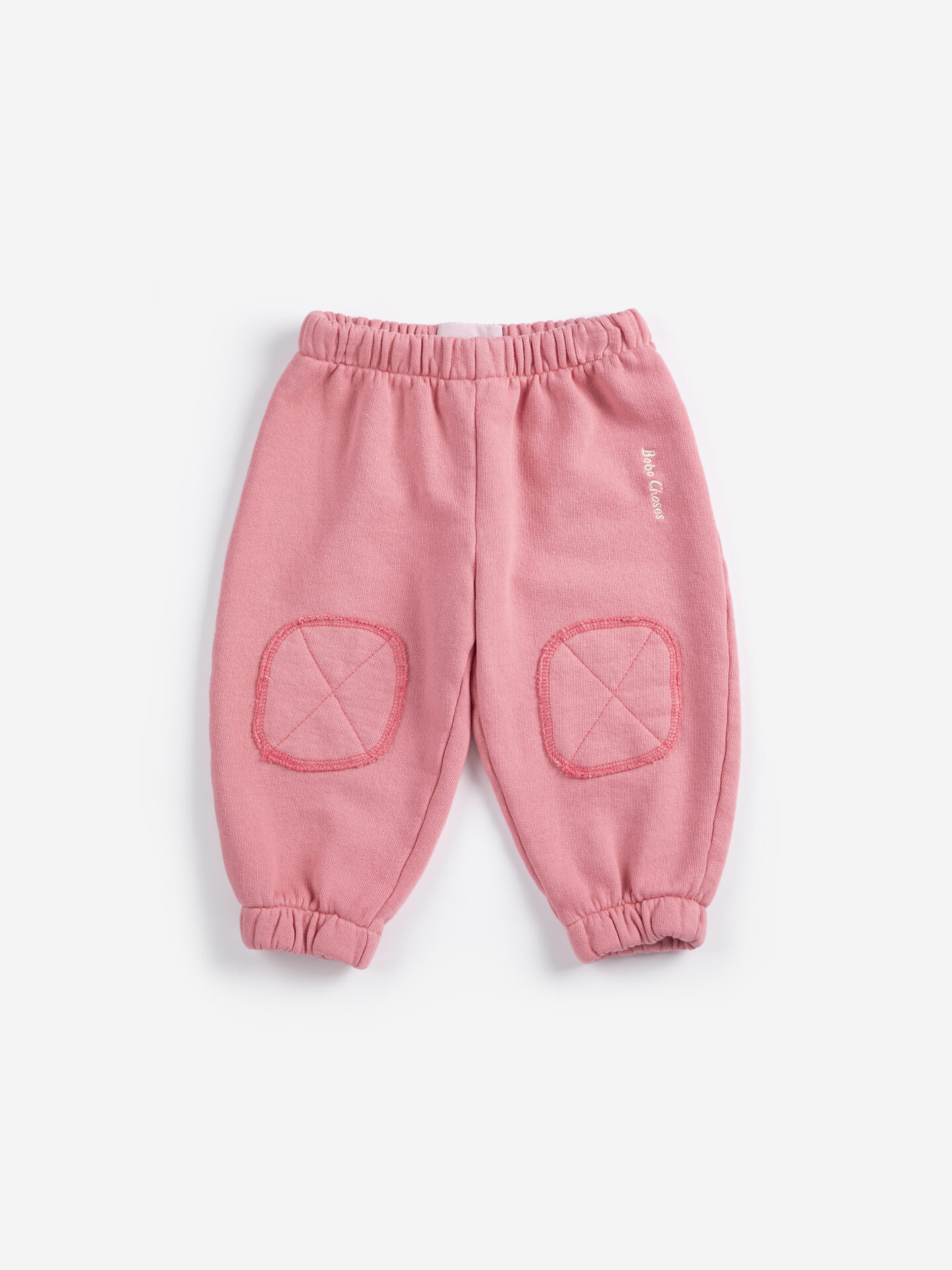 kids organic jogging pants Bobo Choses pink fleece