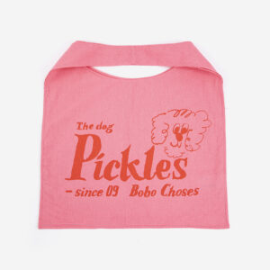 Pickles The Dog pink cotton tote bag by Bobo Choses