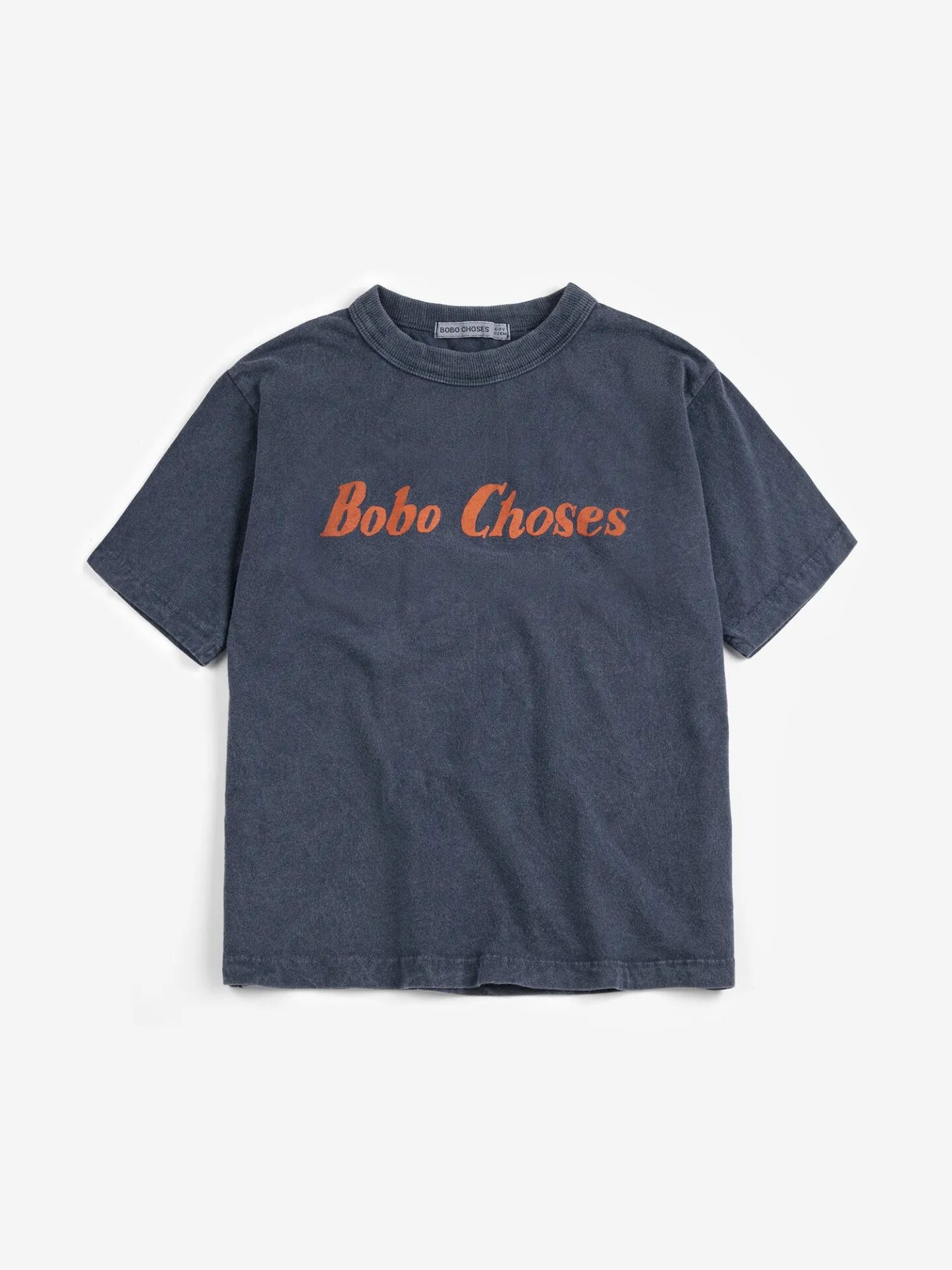 Bobo Choses Navy Blue T-Shirt, Organic Cotton - Image 2